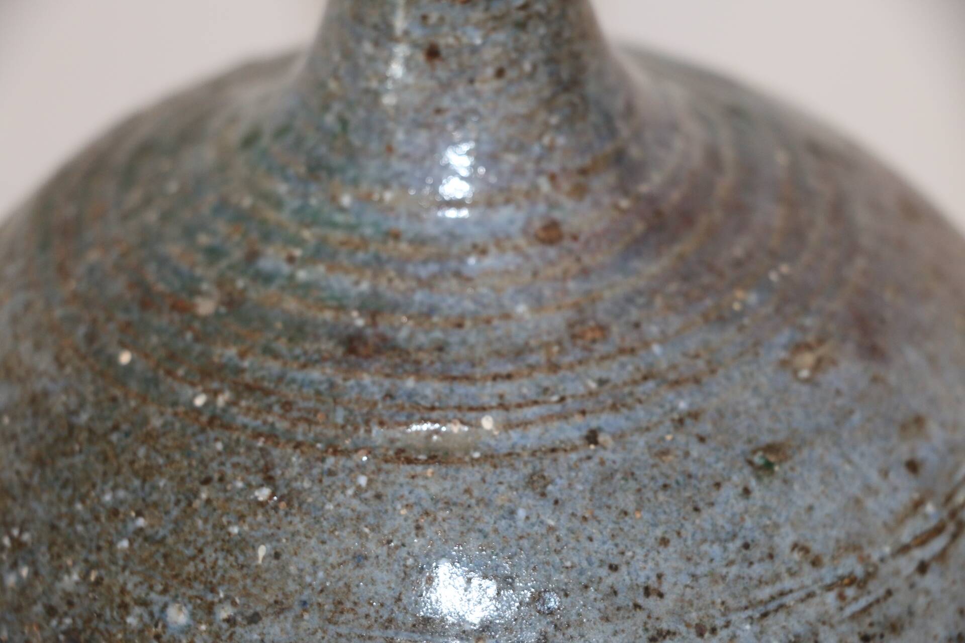 Alain Blanchard ceramic ball vase