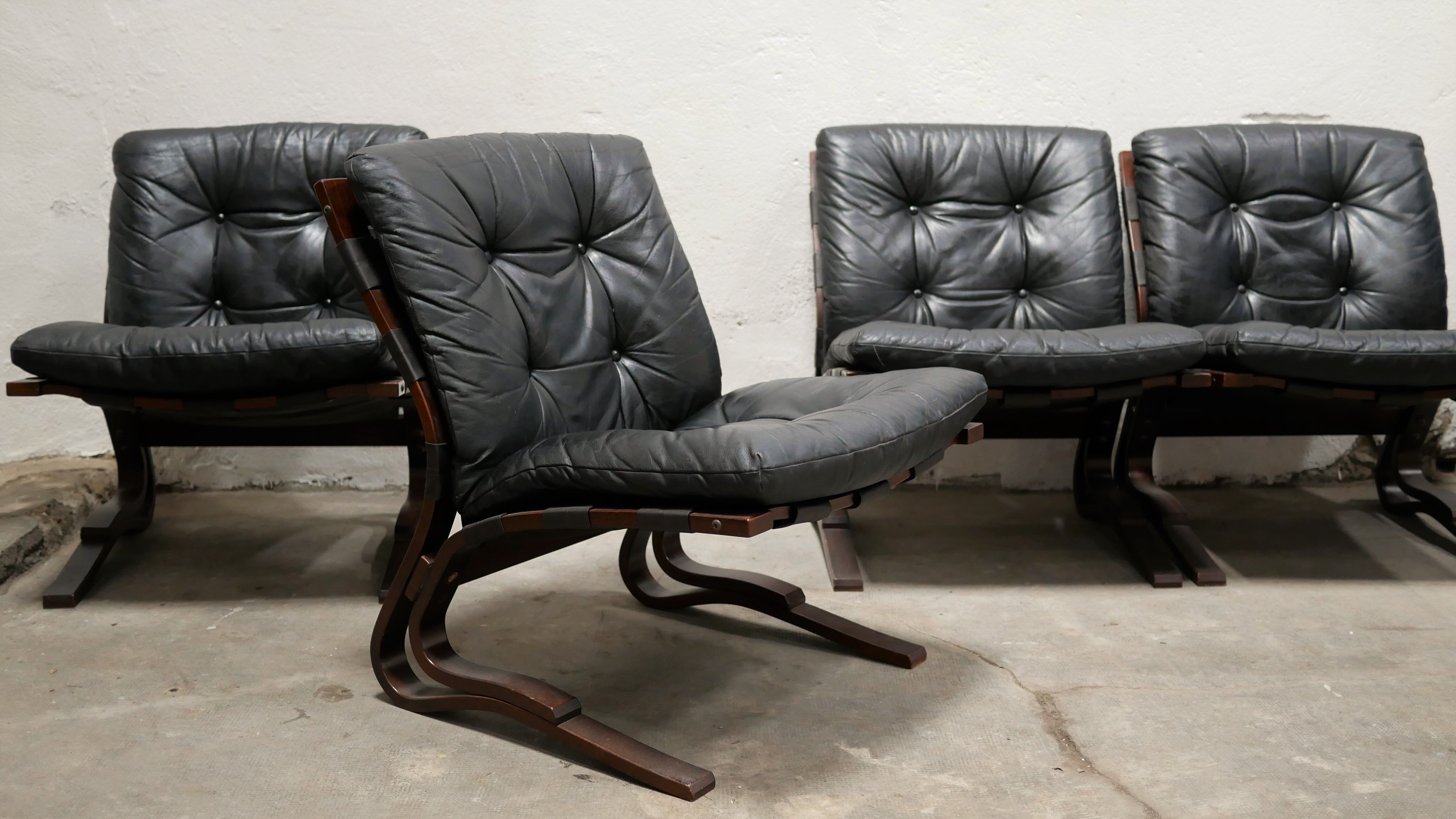Scandinavian armchair by E. and N. Solheim for Rybo Rykken editions