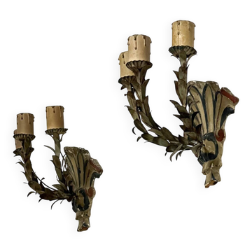 Floral appliqués from the 1940s