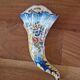 Wall-mounted bouquet holder in Nevers faience - By Amand Hiver