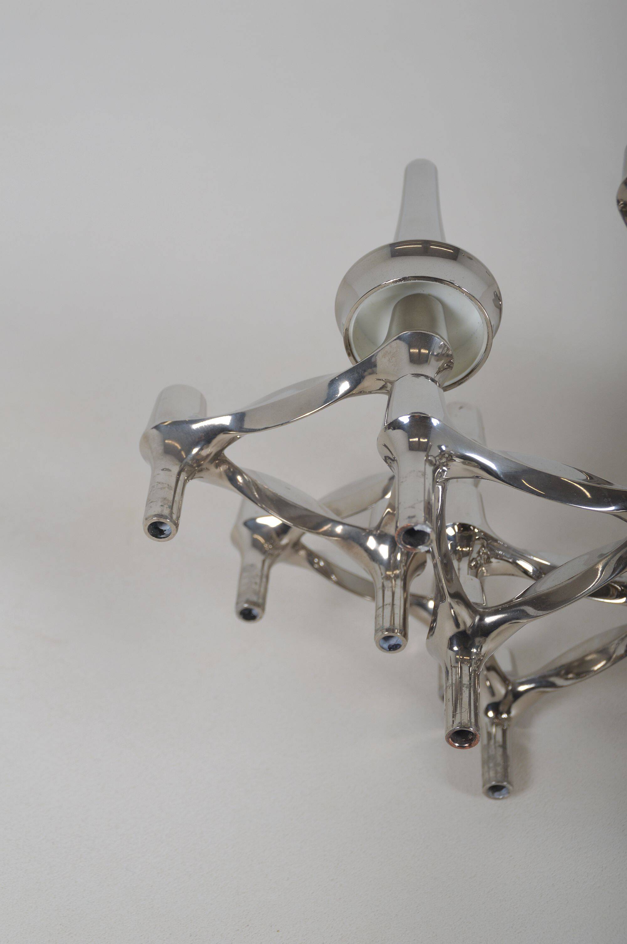 Set of footed candlesticks designed by Hans Nagel for BMF, 1974