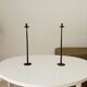 Pair of brutalist / minimalist candlesticks from the 60s