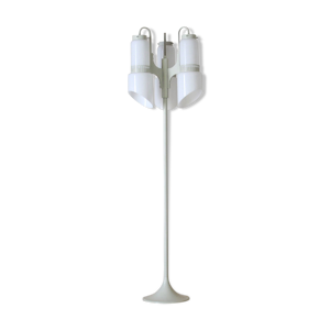 Lampadaire blanc des années 1970