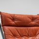 Sigurd Ressell Falcon lounge chair leather and metal Vatne Norway 1970