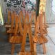 Chaises S45 Pierre Chapo vintage orme massif 1970