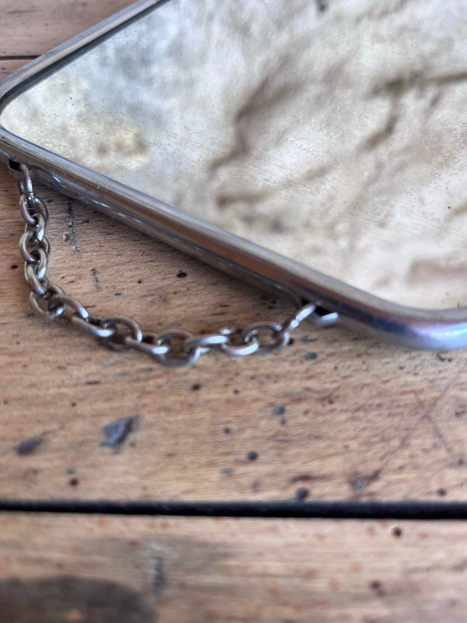 Barber mirror to hang