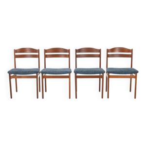 Lot 4 chaises salle - tissu