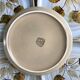 set of 5 stoneware dessert plates Niderviller Doria Ste Radegonde hand painted white years