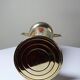 Large decorative onyx and gold metal cassolette, Italy 1960s-70s.