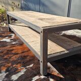 Coffee table or industrial console