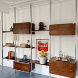 Modular bookshelf George Nelson & Associates OMNI system