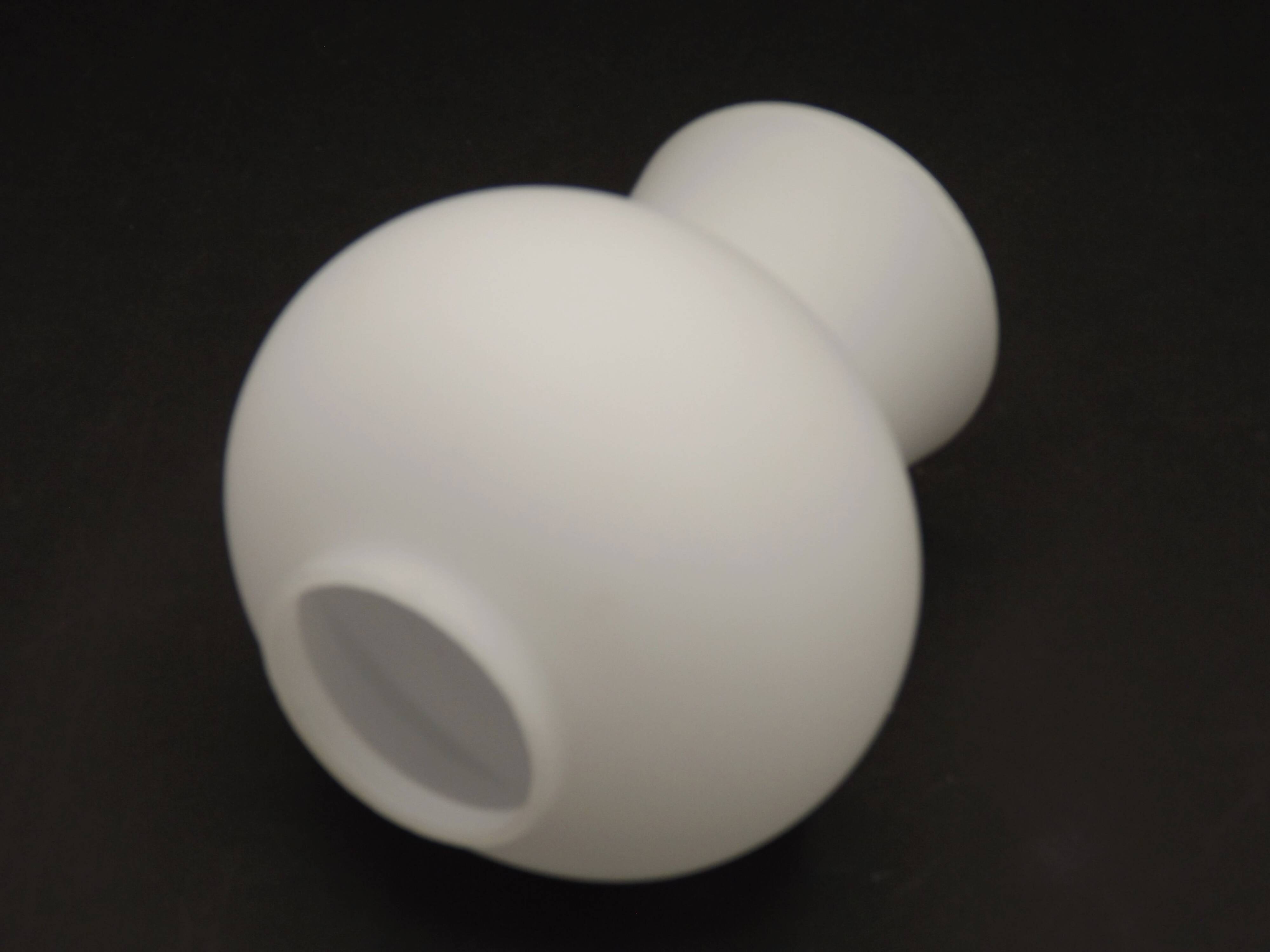 Opaque white glass lampshade