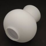 Opaque white glass lampshade