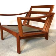 Fauteuil moderniste en teck de Glostrup, Danemark, années 1960