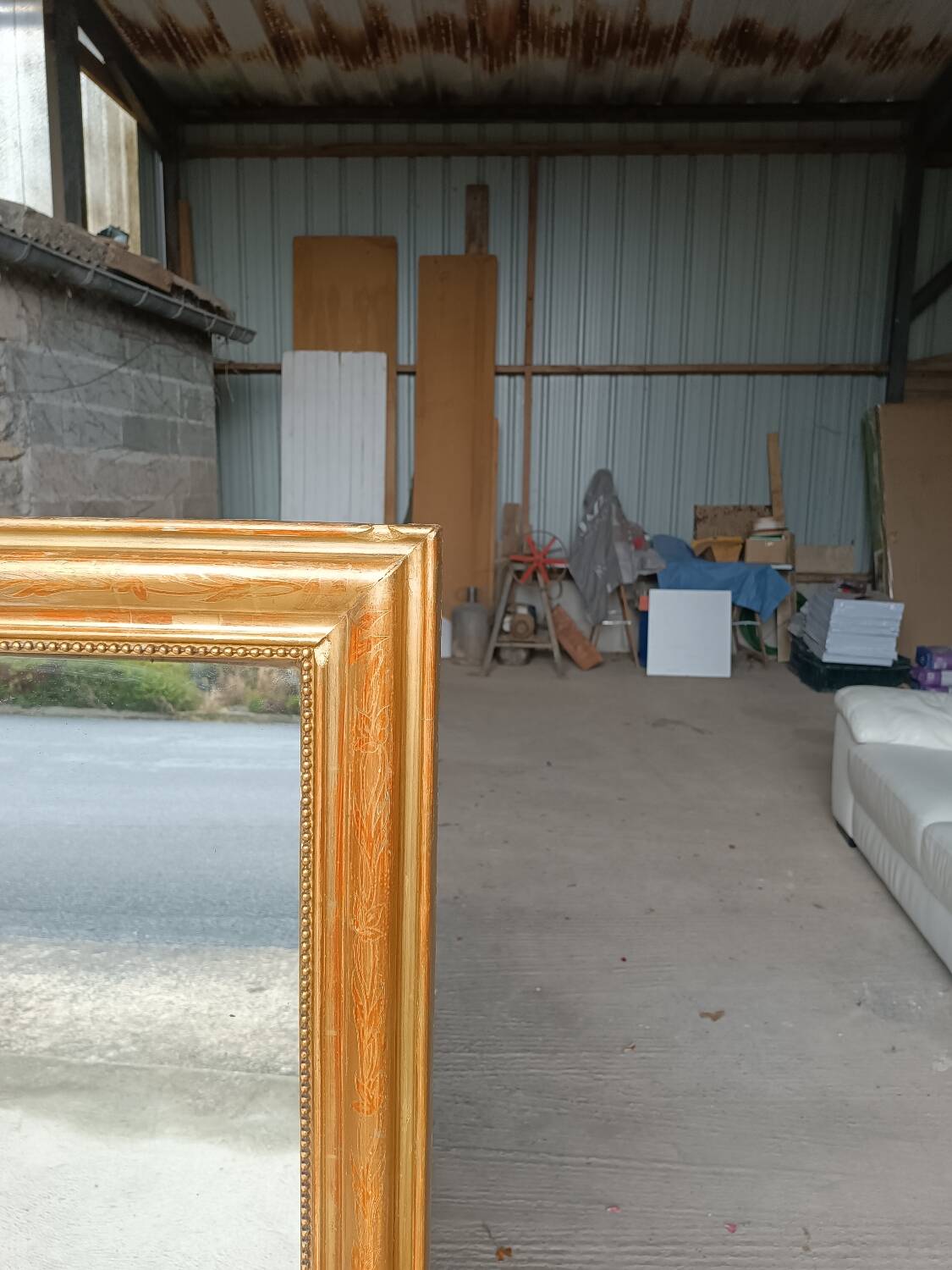 Antique mirror 134/85 cm