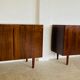 Vintage Danish mid-century matching rosewood sideboards 1960s