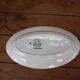 Old oval earthenware dish "Horizon" St Amand