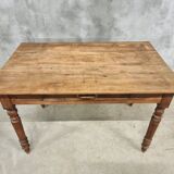Antique table dining table kitchen table oak 74x120 cm