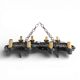 Renaissance style wrought iron chandelier