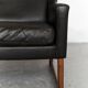 Fauteuil à oreilles et repose-pieds vintage par Rudolf Glatzel pour Kill In