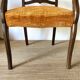 Pair of wooden and velvet armchairs from the 30s and 40s