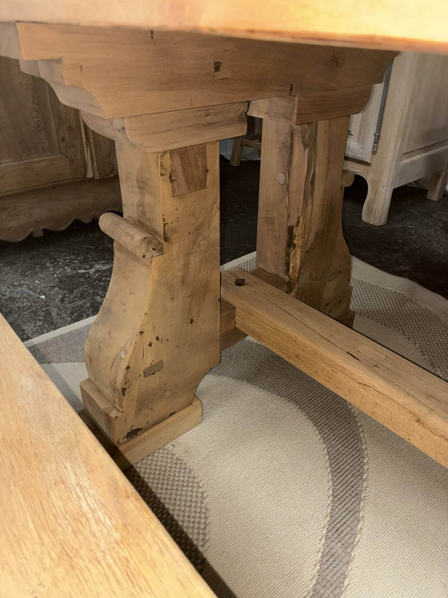 Monastery table in solid oak
