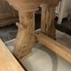 Monastery table in solid oak