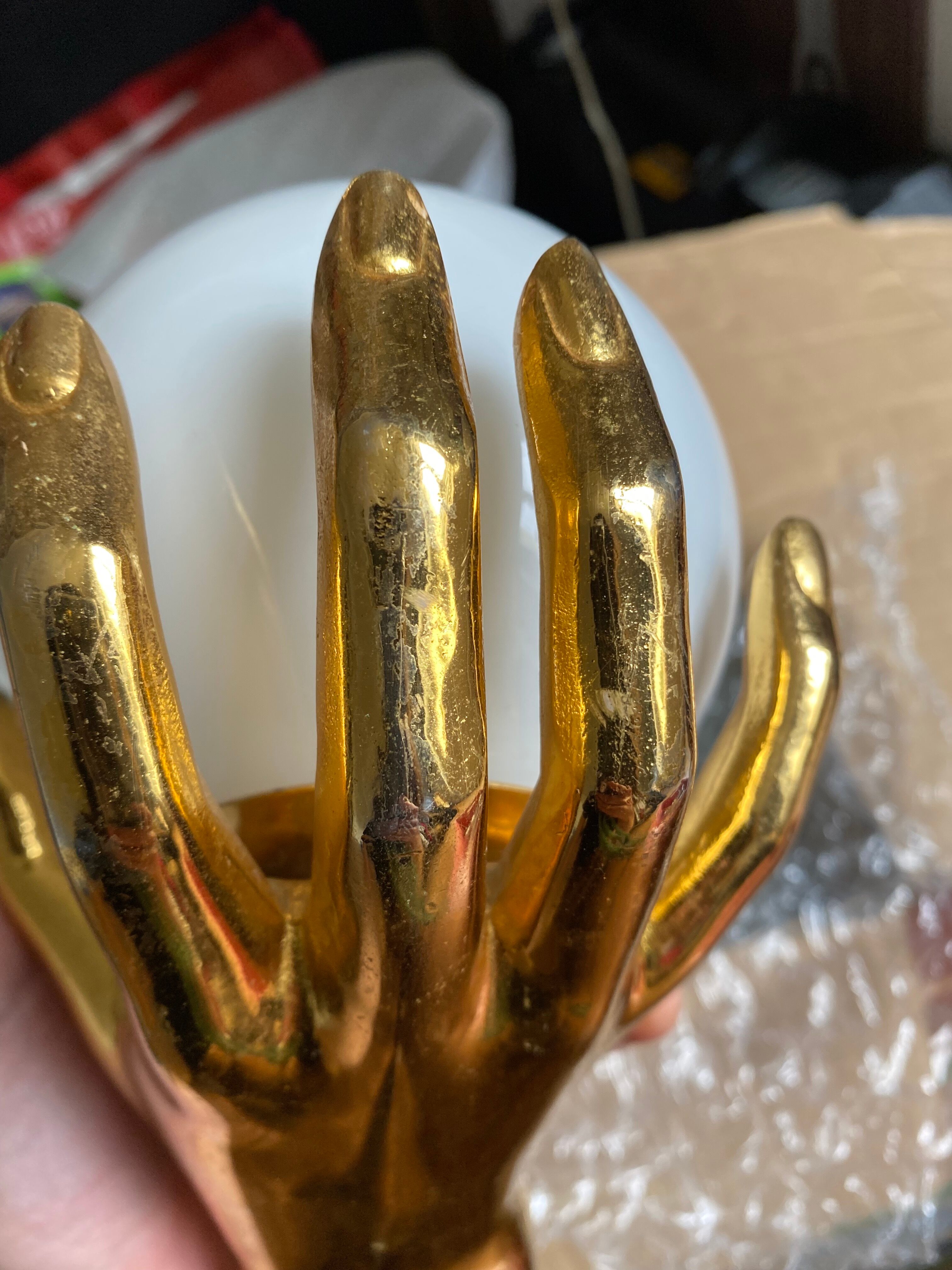 Pair of Arlus hand sconces