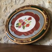 Watercolour old frame Art Nouveau