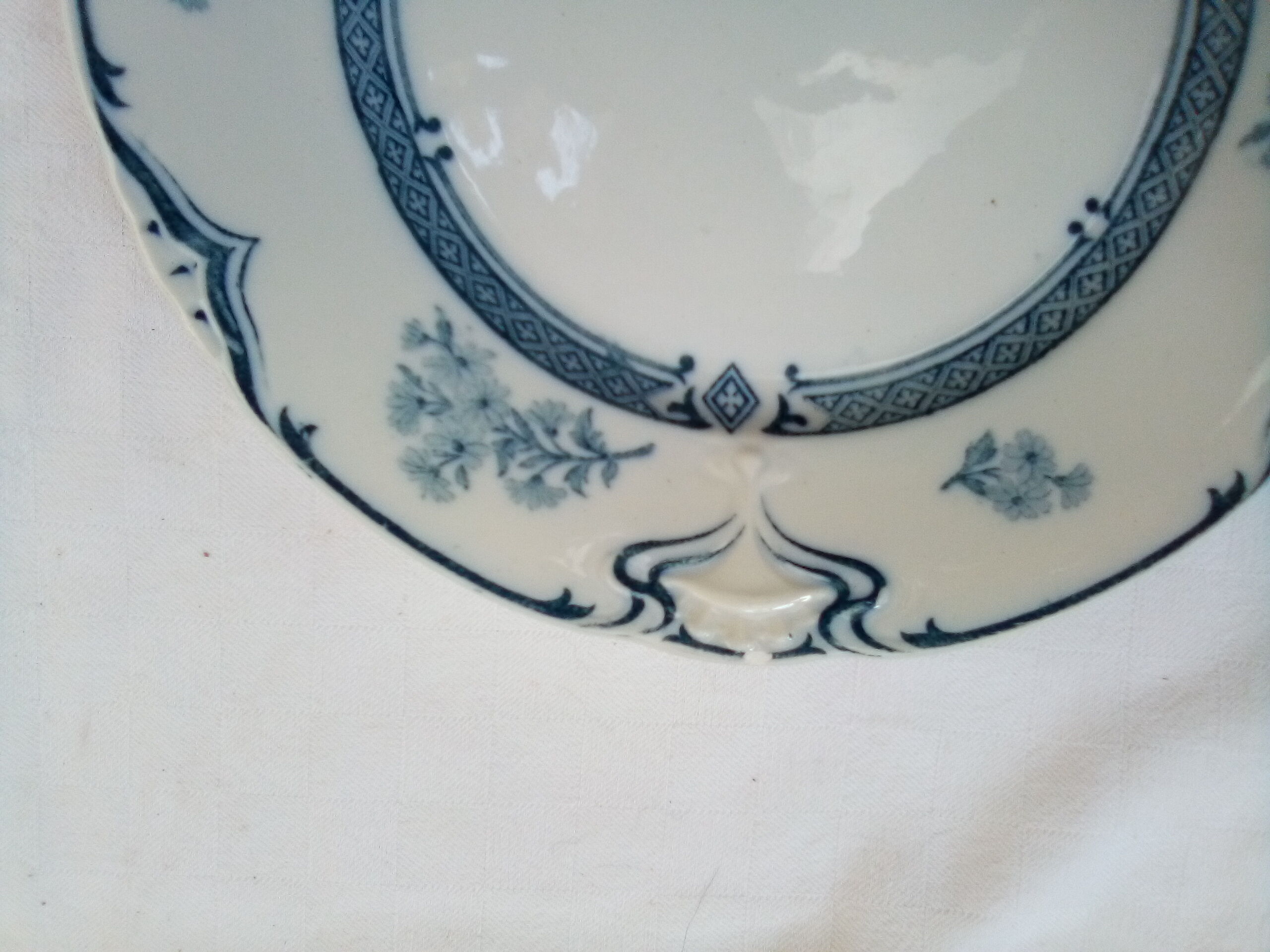 6 plates flat Manon / St Amand Hamage