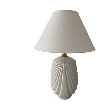 Vintage 1970s lamp in glazed ceramic