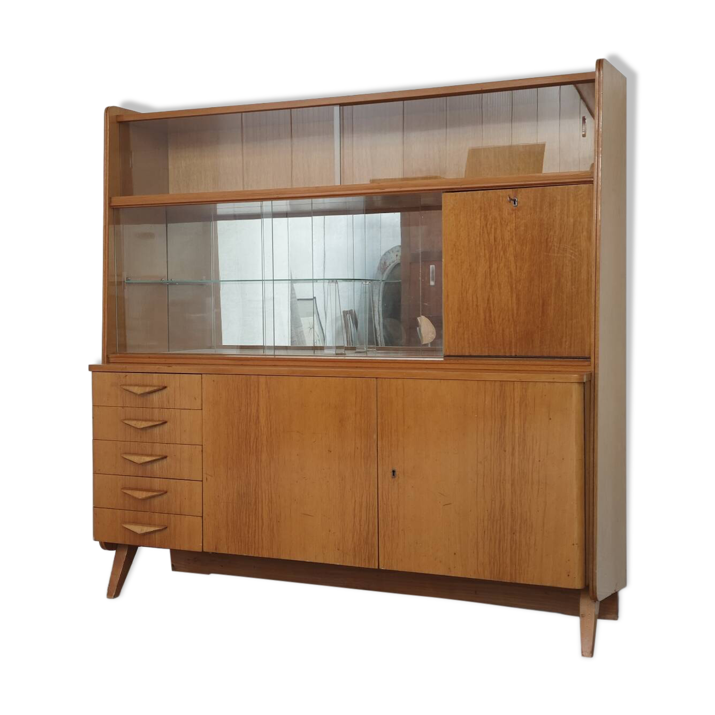 Vintage Czech display cabinet by Frantisek Jirak for Tatra 1960