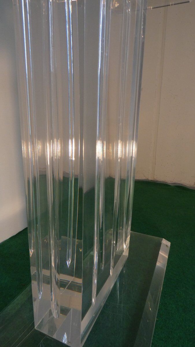 Vintage sculptural base for acrylic glass table, Italy, 2000s