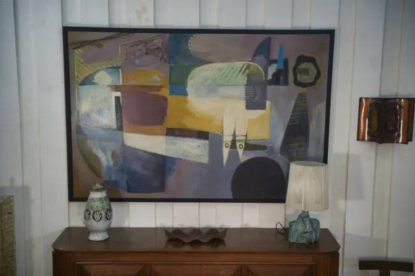 Abstract painting/canvas, 1969