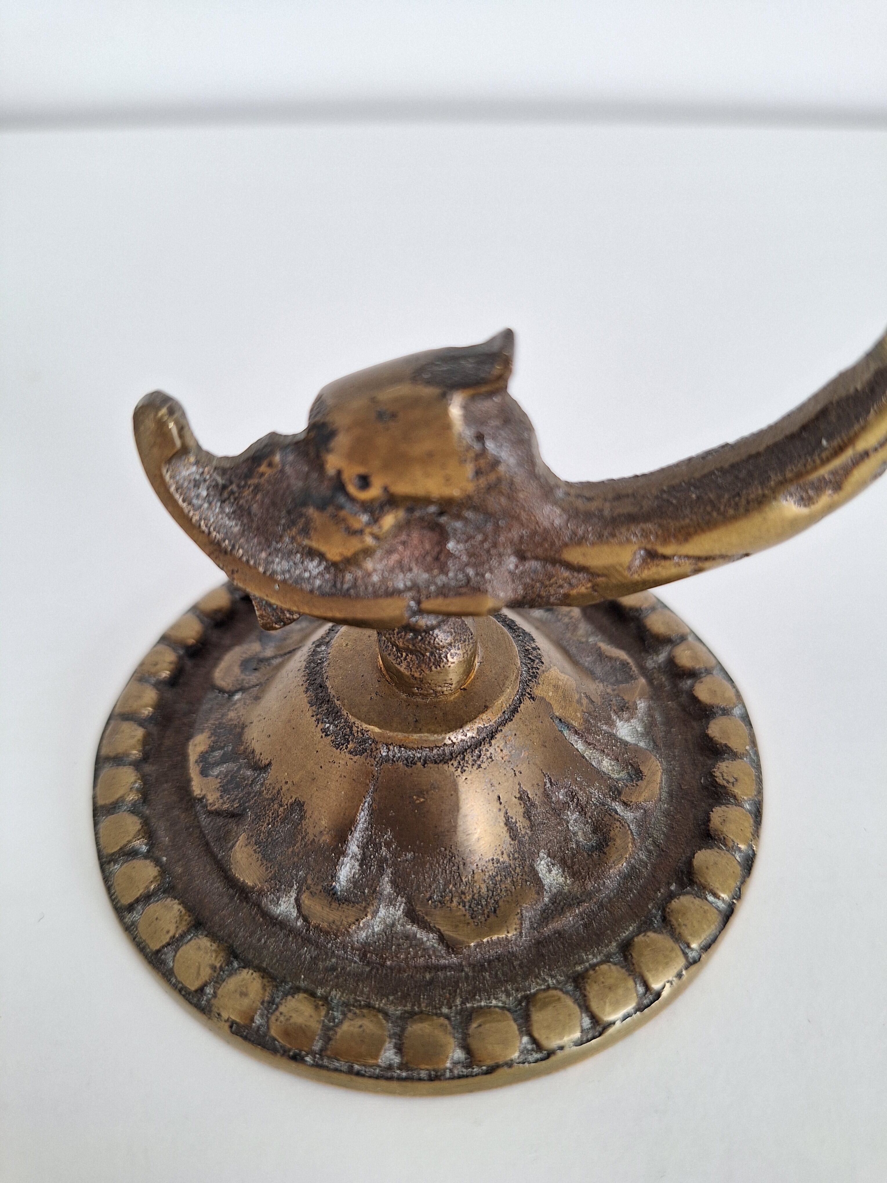 Vintage brass candle holder