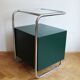 Bauhaus Style Tubular Steel Bedside Cabinet, Czechoslovakia 1940s