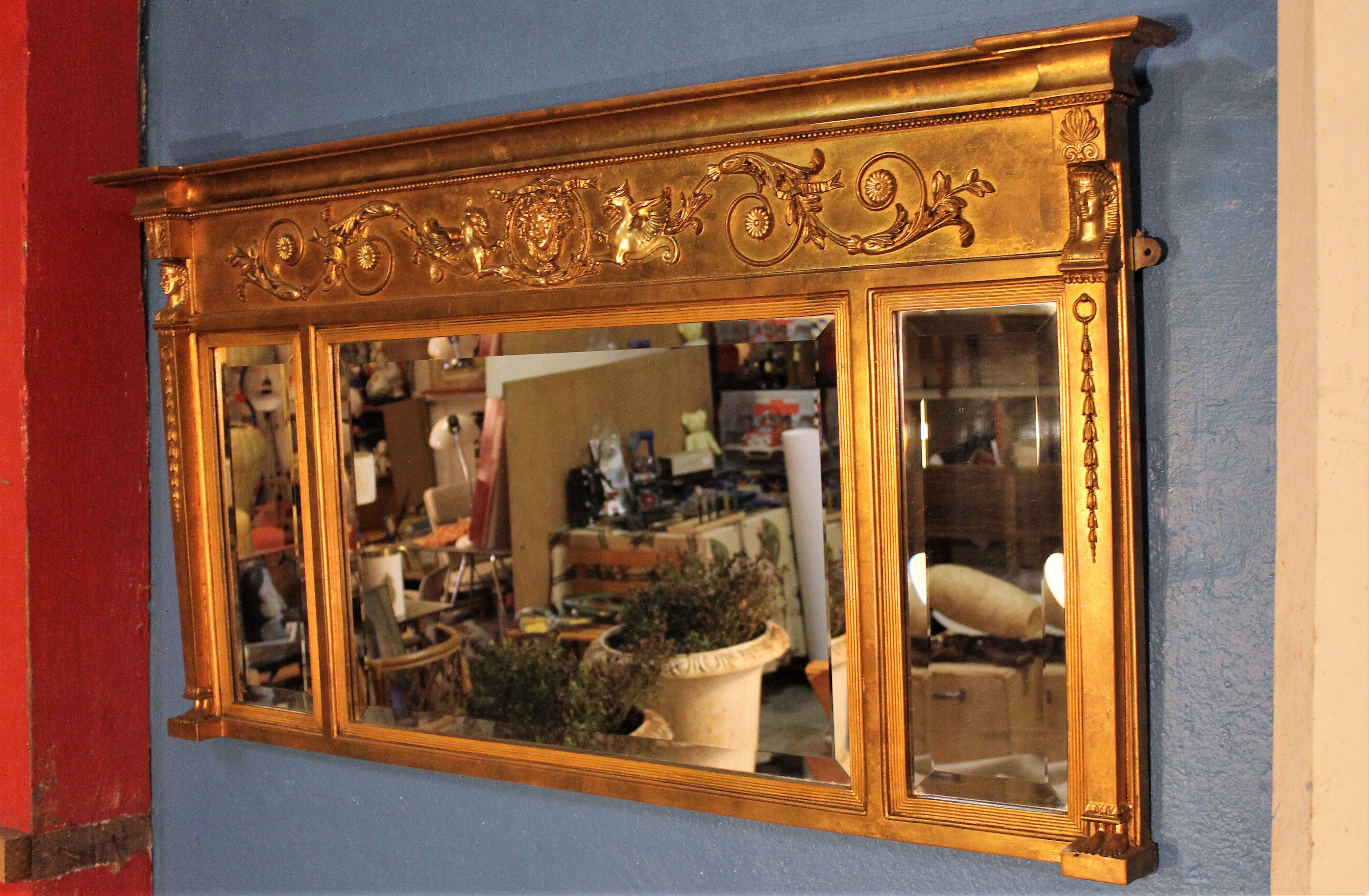 Wall mirror "Antique" 1960