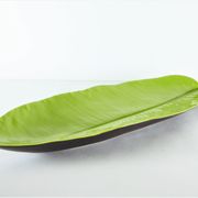 Coupe feuille palme céramique Lunéville 1980