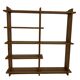 Vintage Wall shelf rack Pine wood 70s design