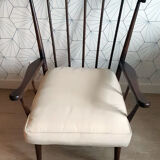 Fauteuil Baumann modèle éventail vintage