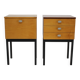 Tables de chevet des années 1970 par UP Zavody, Tchécoslovaquie