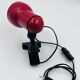Orientable vintage clip spotlight, European production, 1980s.