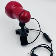 Orientable vintage clip spotlight, European production, 1980s.