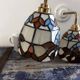 Paire d’appliques murales vitrail