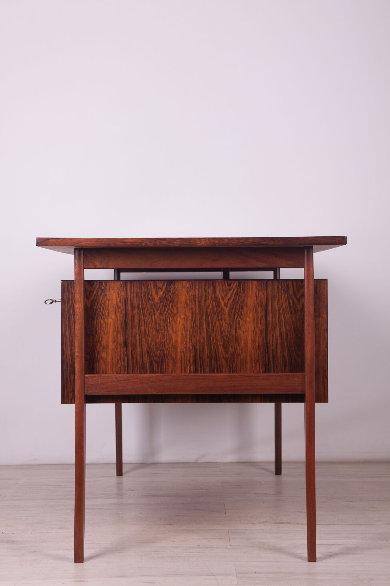 Rosewood Desk by Gunnar Nielsen Tibergaard for Tibergaard, 1960s