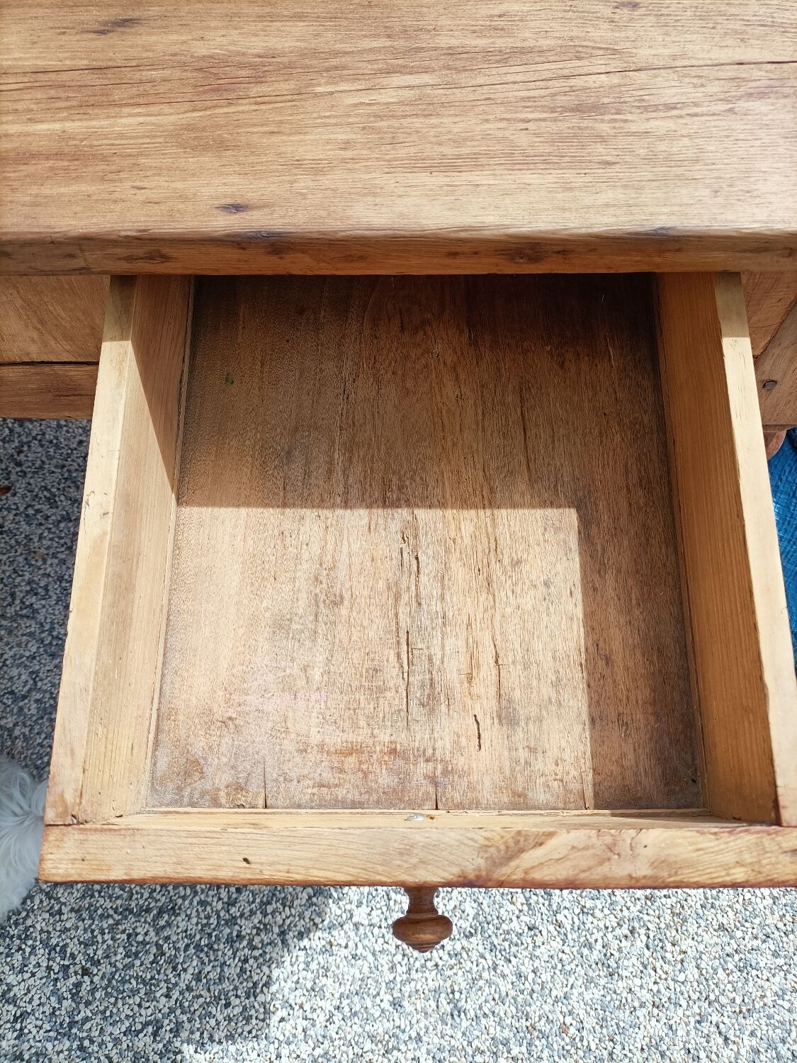 Large old farmhouse table 8 drawers