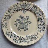 Set of 6 Longchamp iron earth plates