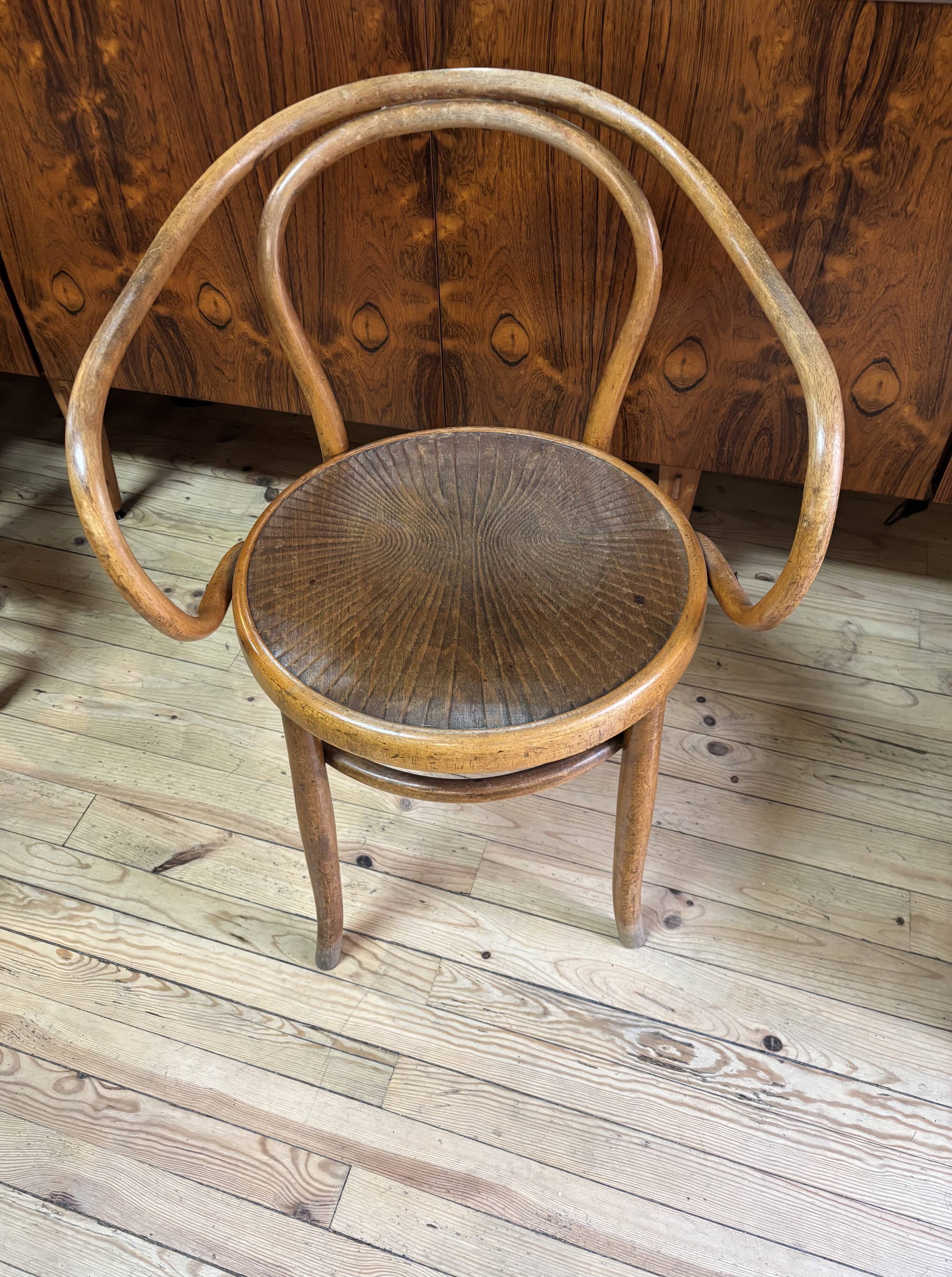 Fauteuil bois courbé Jacob & Josef Kohn 1900