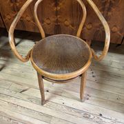 Curved wood armchair Jacob & Josef Kohn 1900