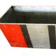 Jardinière vintage bac métal zinc avec poignées pièce et patine d'origine Inde